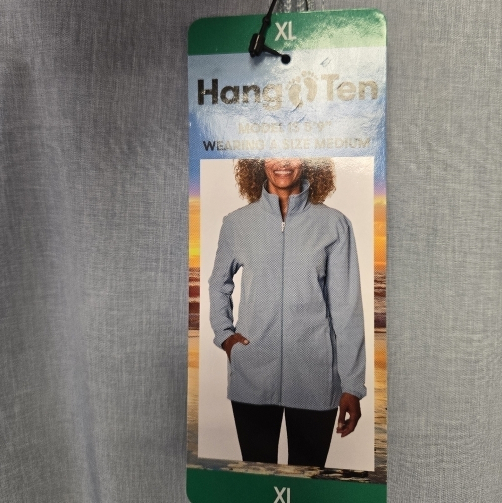 Hang Ten Water Repellant Jacket Blue XL - Picture 7 of 9